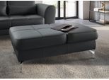 Hocker SIT & MORE "Bendigo", schwarz, B:114cm H:42cm T:71cm, Hocker, Hocker, mit Klappfunktion, Bodenfreiheit 12 cm, wahlweise in 2 Fußfarben