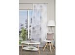 Vorhang HOME WOHNIDEEN "RAWLINS" Gr. 4, grau, B:140cm H:245cm, Voile, Polyester, Gardinen, Vorhang, Zugbandschal RAWLINS bedruckt