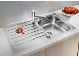 Küchenspüle BLANCO "LANTOS 45 S-IF Salto", edelstahl bürstfinish, B:86cm, Edelstahl, Küchenspülen, Küchenspüle