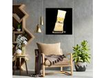 Acrylglasbild BRUNO BANANI "Flakon Parfum Bruno Banani - Acrylbilder mit Blattgold veredelt", gold (farbe bild(er): gold), B:90cm H:90cm, Bilder, Acrylglasbild, Goldveredelung, Handgearbeitet, Gerahmt, Edel