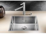 Küchenspüle BLANCO "CLARON 500-IF", silber (edelstahl seidenglanz), B:54cm, Edelstahl, Küchenspülen, Küchenspüle