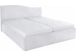 Polsterbett, weiß, B:192cm L:210cm, Bezug Bett: wahlweise Kunstleder oder Microfaser (100% Polyester);Bonnell-Federkernmatratze: 51% Polypropylen, 39% Polyester und 10% Baumwolle;Kaltschaummatratze: 100% Polyester, Bezug abnehm- und waschbar bis 60C, WESTFALIA SCHLAFKOMFORT, Betten, Polsterbett, inkl. Bettkasten bei Ausführung mit Matratze