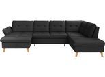 Wohnlandschaft SIT & MORE "Göteborg", schwarz, B:327cm H:90cm T:226cm, Sofas, Wohnlandschaft, inkl. Sitztiefenverstellung, wahlweise mit Bettfunktion & Bettkasten