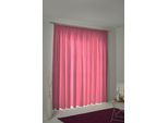 Vorhang ADAM "Uni Collection" Gr. 1, pink, B:145cm H:145cm, Jacquard, Baumwolle (Bio-Baumwolle), Gardinen, Vorhang, aus 100% Bio-Baumwolle