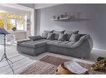Ecksofa HOME AFFAIRE "Imola, bequem, aktuelle Steppung im Sitz, L-Form, Breite 270cm", grau (dunkelgrau), B:270cm H:90cm T:170cm, Microfaser PRIMABELLE (100% Polyester) / Struktur (82% Polyester, 9% Viscose, 7% Baumwolle, 2% Nylon);Kunstleder SOFTLUX / Struktur (82% Polyester, 9% Viscose, 7% Baumwolle, 2% Nylon);Cord (93% Polyester, 7% Polyamid), Sofas, Ecksofa, wahlweise mit Bettfunktion, OTTOs C