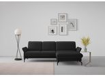 Ecksofa SIT & MORE "Fashion L-Form", schwarz, B:253cm H:84cm T:165cm, Sofas, Ecksofa, wahlweise mit Kopfteilverstellung und Vorziehsitz, motorisch