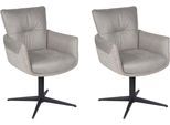 Esszimmerstuhl HOME AFFAIRE "Milano", beige, schwarz, beige, B:62cm H:90cm T:63cm, Stühle, Esszimmerstuhl, Drehstuhl Milano beige