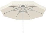 Marktschirm SCHNEIDER SCHIRME "Jumbo", weiß, Obermaterial: 100% Polyester, Standschirme, Marktschirm, ØxH: 400x295 cm, Aluminium/Polyester