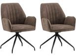 Stuhl HOME AFFAIRE "Pollenca", mud, schwarz, mud, B:56cm H:86cm T:64cm, Metall, Stühle, Stuhl, tolle Optik