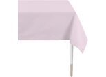 Tischdecke APELT "4362 Rips-Uni" Gr. 1, lila, B:130cm L:170cm, Baumwolle, Polyester, Tischdecken, Tischdecke, Wasser- und Schmutzabweisend