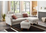Ecksofa HOME AFFAIRE "Palmera L-Form, B: 244 cm - OTTO. Verlässliche Qualität.", beige (natur), B:244cm H:89cm T:163cm, 100% Polyester;Struktur (100% Polyester);Luxus-Microfaser in Lederoptik (100% Polyester), Sofas, Ecksofa, optional Bettfunktion & Bettkasten, Federkern