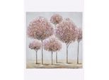 Gemälde HEINE HOME, rosa (farbe bild(er): weiß, rosé), B:80cm H:80cm T:3cm, Bilder, Gemälde