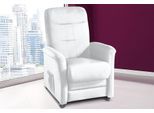 TV-Sessel SIT & MORE "Charlie", weiß, B:76cm H:103cm T:91cm, Altara Nubuck, die Luxus-Microfaser aus 100% Polyester;Luxus-Kunstleder;novalife- die ganz besondere Luxus-Microfaser (aus 54% Acryl, 25% Polyamid, 14% Polyester, 7% Baumwolle);Naturleder (echtes Rindsleder), Sessel, TV-Sessel, wahlweise mit Motor und Aufstehhilfe