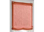 Raffrollo HEINE HOME Gr. 5, orange (terracotta), B:120cm H:130cm, Raffrollos, Raffrollo