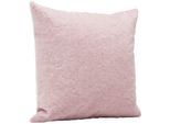 Kissenbezug WOLKENFELD "Flanell Baumwolle Kopfkissenbezug - Premium Kissenbezug", rosa (silber, rose), B:80cm L:80cm, Flanell, Obermaterial: 100% Polyester, Kissenbezüge, Kissenbezug, Größe 80x80, 40x80 und 70x90 cm; versteckter Reißverschluss