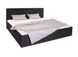 Polsterbett, schwarz, Liegefläche Länge B: 200cm x 200cm, Höhe Bettseite: 34cm, 7-Zonen-Kaltschaummatratze Gewicht bis: 80 kg H2 + H2, Bezug Bett: 100% Polyester;Bonnell-Federkernmatratze: 51% Polypropylen, 39% Polyester, 10% Baumwolle;Kaltschaummatratze: 100% Polyester, Bezug abnehm- und waschbar bis 60C, WESTFALIA SCHLAFKOMFORT, Betten, Polsterbett, inkl. Bettkasten bei Ausführung mit Matratze