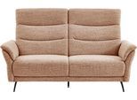 2,5-Sitzer HOME AFFAIRE "Aventis Sofa, Tonnentaschenfederkern, Breite 184 cm", beige (rusty), B:184cm H:108cm T:96cm, 76% Polyacryl, 24% Polyester, Sofas, 2 5-Sitzer, inkl. ergonomische Lehne, echter Rücken & saugroboterfreundliche Kufen