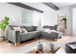 Ecksofa HOME AFFAIRE "Hörnum bequemes Wohlfühlsofa, Federkern, Breite 281cm, L-Form", grau, B:281cm H:85cm T:220cm, Korpus/Basismaterial: 85% Polyester, 15% Viskose. Sitzfläche: 85% Polyester, 15% Viskose, Sofas, Ecksofa, wahlweise mit motorischer Relaxfunktion, mit verstellbarer Kopfstütze