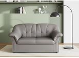 2-Sitzer DOMO COLLECTION "Pegnitz für kleine Räume, Breite 155cm", grau, B:155cm H:82cm T:82cm, 100% Polyester, Sofas, 2-Sitzer, zeitlos, elegante Armlehnen, komfortabel