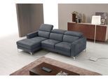 Ecksofa EGOITALIANO "Matt, erstklassiger Sitzkomfort, aufwendige Detailverarbeitung, L-Form", grau (charcoal), B:247cm H:100cm, Sofas, Ecksofa, mit verstellbaren Kopfteilen zum Relaxen