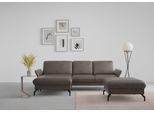 Ecksofa SIT & MORE "Fashion L-Form", braun, B:253cm H:84cm T:165cm, Sofas, Ecksofa, wahlweise mit Kopfteilverstellung und Vorziehsitz, motorisch