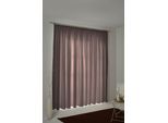 Vorhang ADAM "Uni Collection" Gr. 4, braun (dunkelbraun), B:145cm H:245cm, Jacquard, Baumwolle (Bio-Baumwolle), Gardinen, Vorhang, aus 100% Bio-Baumwolle