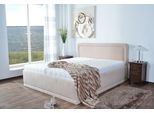 Polsterbett, beige, B:150cm L:212cm, Bezug Bett: Microfaser (100% Polyester);Bonnell-Federkernmatratze: Frottee (100% Polyester);Kaltschaummatratze: 100% Polyester, Bezug abnehm- und waschbar bis 60C, WESTFALIA SCHLAFKOMFORT, Betten, Polsterbett, inkl. Bettkasten bei Ausführung mit Matratze