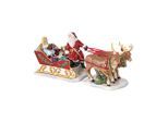 Weihnachtsfigur VILLEROY & BOCH "Dekofigur Schlitten Nostalgie Christmas Toys bunt", bunt, Dekofiguren, Weihnachtsfigur