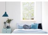 Seitenzugrollo MYDECO "Win move" Gr. 1, grün (grün, weiß, weiß), B:100cm H:160cm, Polyester, Rollos, Seitenzugrollo, mit stylischem Muster