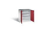 C+P Werkzeugschrank Acurado, H1000xB930xT500mm, Front Rubinrot, Korpus Lichtgrau (8821-5035) ; C + P Möbelsysteme (8821-5035|S10077)
