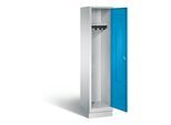 C+P Garderobenschrank Classic, H1800xB420xT500mm, Front Lichtblau, Korpus Lichtgrau (8020-12) ; C + P Möbelsysteme (8020-12|S10027)