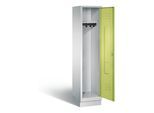 C+P Garderobenschrank Classic, H1800xB420xT500mm, Front Viridingrün, Korpus Lichtgrau (8020-12) ; C + P Möbelsysteme (8020-12|S10640)