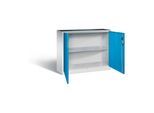 C+P Werkzeugschrank Acurado, H1000xB1200xT400mm, Front Lichtblau, Korpus Lichtgrau (8830-000) ; C + P Möbelsysteme (8830-000|S10207)