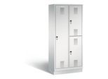 C+P Kombi-Spind Evolo, H1800xB810xT500mm, Front Lichtgrau, Korpus Lichtgrau (48620-22) ; C + P Möbelsysteme (48620-22|S10026)
