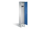 C+P Garderobenschrank Classic, H1850xB320xT500mm, Front Enzianblau, Korpus Lichtgrau (8010-10) ; C + P Möbelsysteme (8010-10|S10001)