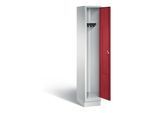 C+P Garderobenschrank Classic, H1800xB320xT500mm, Front Rubinrot, Korpus Lichtgrau (8020-10) ; C + P Möbelsysteme (8020-10|S10000)