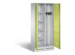 C+P Putzmittel-Spind Evolo, H1800xB810xT500mm, Front Viridingrün, Korpus Lichtgrau (48160-22) ; C + P Möbelsysteme (48160-22|S10119)