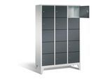 C+P Garderobenschrank Classic, H1850xB1200xT500mm, Front Anthrazitgrau, Korpus Lichtgrau (8010-325) ; C + P Möbelsysteme (8010-325|S10216)