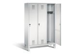 C+P Garderobenschrank Evolo, H1850xB1200xT500mm, Front Lichtgrau, Korpus Lichtgrau (48010-32) ; C + P Möbelsysteme (48010-32|S10009)