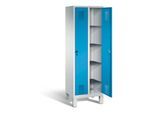 C+P Wäsche-Spind Evolo, H1850xB610xT500mm, Front Lichtblau, Korpus Lichtgrau (48010-20B) ; C + P Möbelsysteme (48010-20B|S10016)
