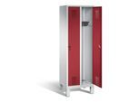 C+P Garderobenschrank Evolo, H1850xB610xT500mm, Front Rubinrot, Korpus Lichtgrau (48010-20) ; C + P Möbelsysteme (48010-20|S10039)