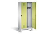 C+P Garderobenschrank Evolo, H1850xB810xT500mm, Front Viridingrün, Korpus Lichtgrau (48010-22) ; C + P Möbelsysteme (48010-22|S10489)