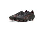 Fußballschuh PUMA "ULTRA 6 PRO FG Fußballschuhe Erwachsene", Damen, Gr. 47, schwarz rot, Obermaterial: Synthetik, Textil. Futter: Synthetik, Textil. Innensohle: Textil. Laufsohle: Synthetik, Schuhe Fußballschuh