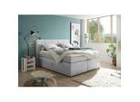 Boxspringbett Tacoma 3 inkl. Topper ca. 180x200 cm Silberf.
