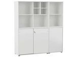Aktenschrank Set US1000 Weiß ca. 165,2x151x41cm