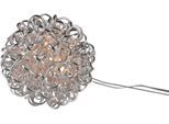 LED Dekolicht AM DESIGN "Kugelleuchte, Weihnachtsdeko aussen, LED Kugel", silber (silberfarben), Ø:10cm, Leuchten, LED Dekolicht, Dekokugel, Weihnachtsbeleuchtung