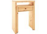 Schreibtisch HEINE HOME, gelaugt, geölt, B:60cm H:88cm, Tische, Schreibtisch