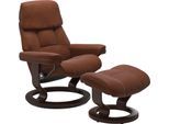 Relaxsessel STRESSLESS "Ruby", braun (copper paloma), B:74cm H:97cm T:74cm, Leder PALOMA: Paloma ist ein durchgefärbtes Semianilin-Möbelleder mit natürlicher Narbung. Es wurde mit einer leichten Oberflächenbehandlung versehen, um es beständiger zu machen. Paloma ist weich im Griff und hat eine warme Ausstrahlung. Es ist atmungsaktiv und feuchtigkeitsabsorbierend. Paloma wird besonders von all jene