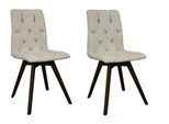 Esszimmerstuhl OTTO HOME "Rania", beige (beige, buche wenge), B:45cm H:91cm T:55cm, Holzwerkstoff, Massivholz, Stühle, Esszimmerstuhl, mit Massivholzbeinen