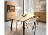 Esstisch HOME AFFAIRE "BELLOT ausziehbarer Küchentisch in zwei Breiten- 160/180cm + 40cm", braun (natur), B:160cm H:75,5cm T:90cm, Tische, Esstisch, pflegeleichter Tisch, Esszimmertisch, FSC-zertifiziert